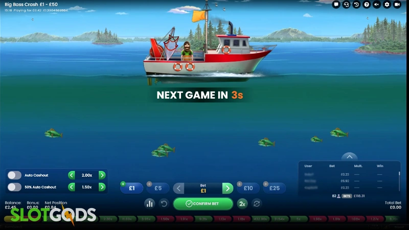 Big Bass Crash Slot - Screenshot 