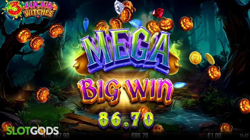3 Lucky Witches Slot - Screenshot 4