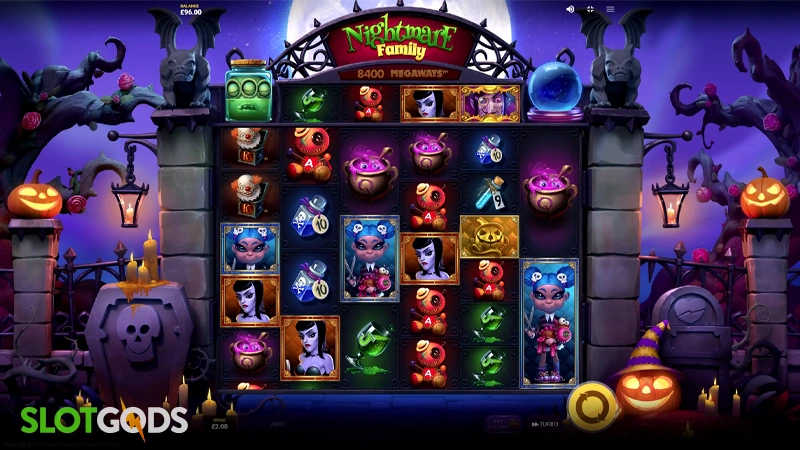 Nightmare Family Megaways Slot - Screenshot 