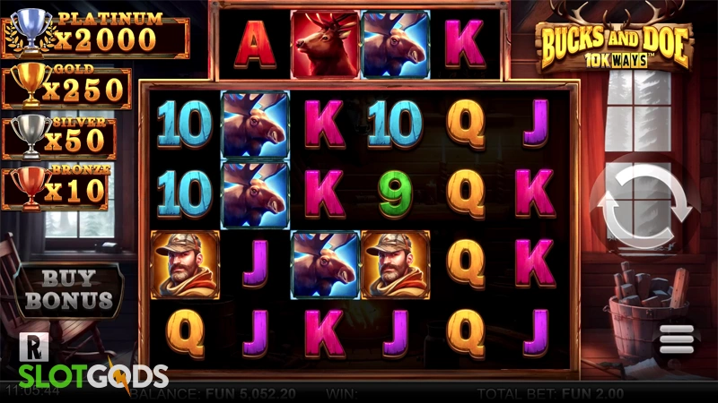 Bucks and Doe 10K Ways Slot - Screenshot 