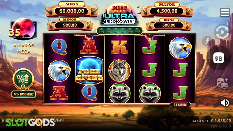 Bison Moon Ultra Link & Win Slot - Screenshot 