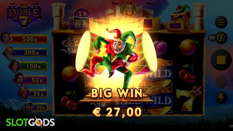 Noble 7s Slot - Screenshot 4
