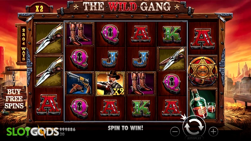 The Wild Gang Slot - Screenshot 