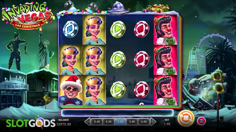 Invading Vegas: Las Christmas Slot - Screenshot 