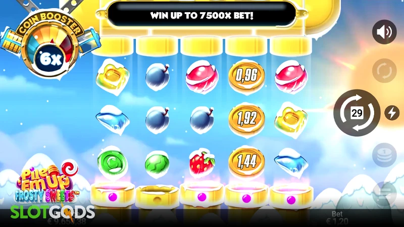 Pile 'Em Up Frosty Sweets Slot - Screenshot 