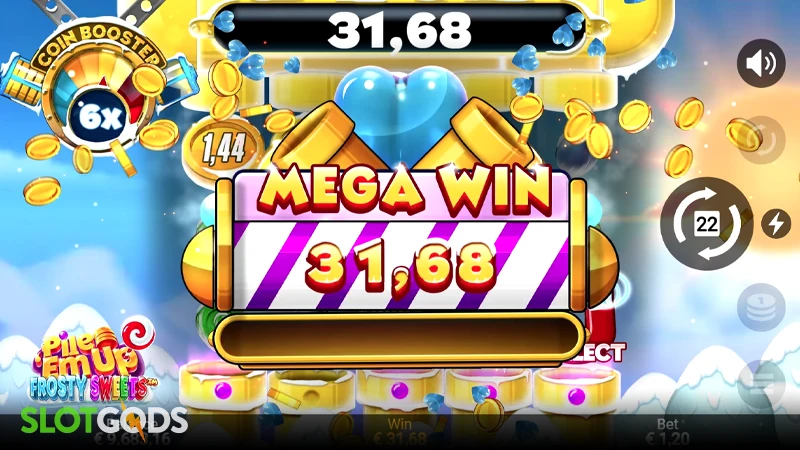 Pile 'Em Up Frosty Sweets Slot - Screenshot 4