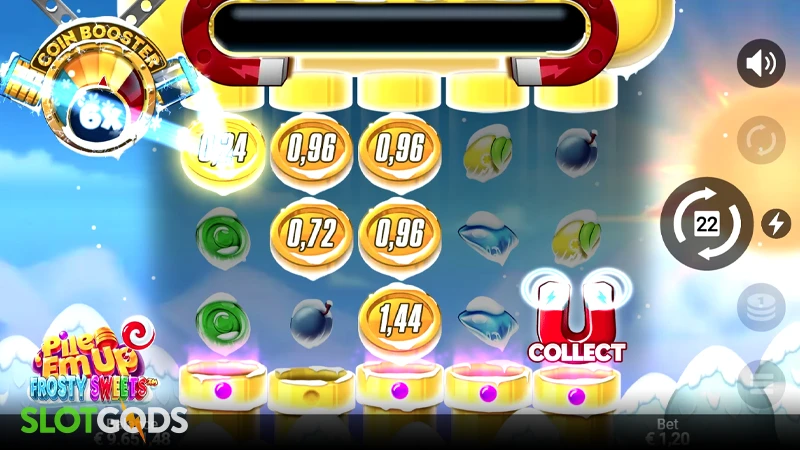 Pile 'Em Up Frosty Sweets Slot - Screenshot 2