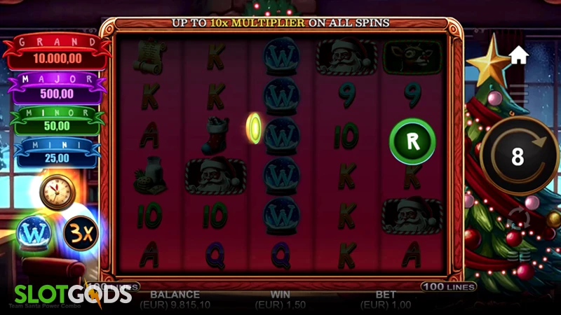 Team Santa Power Combo Slot - Screenshot 3