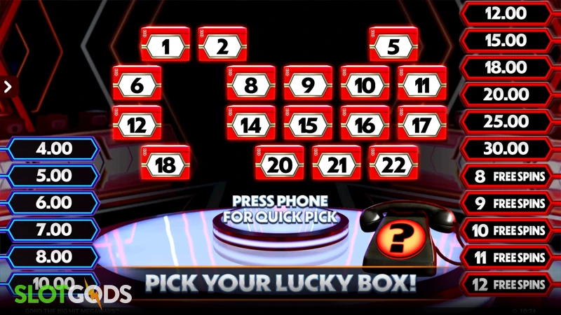Deal or No Deal The Big Hit Megaways Slot - Screenshot 4