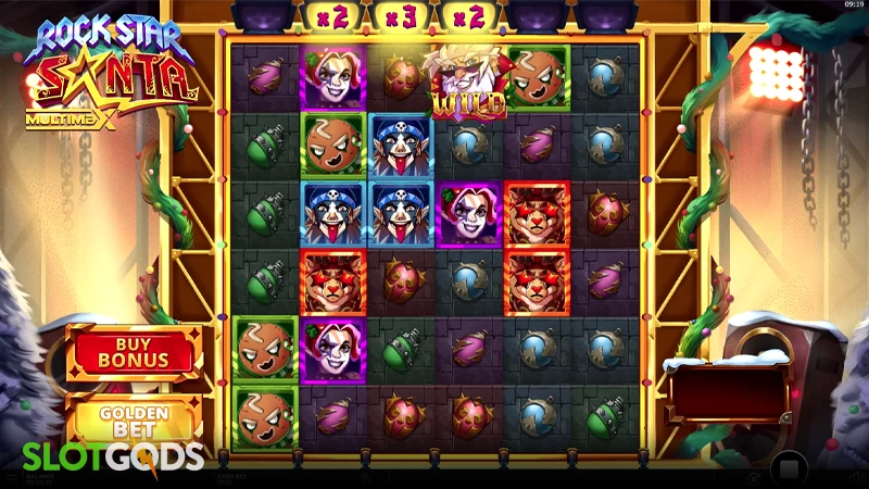 Rock Star Santa MultiMax Slot - Screenshot 