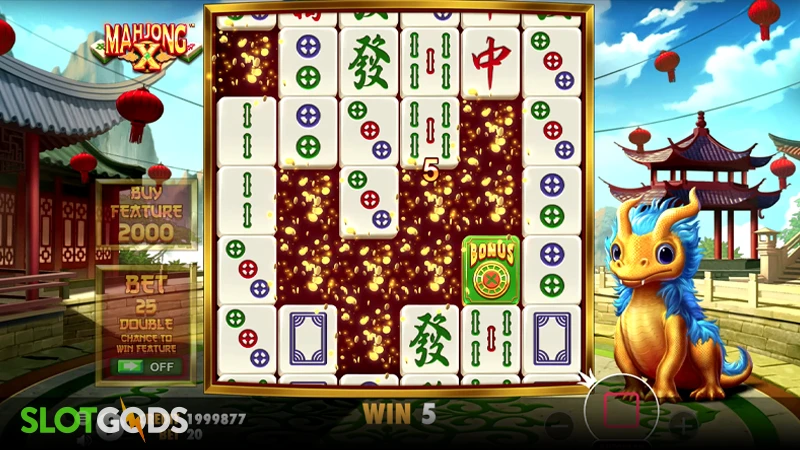 Mahjong X Slot - Screenshot 2