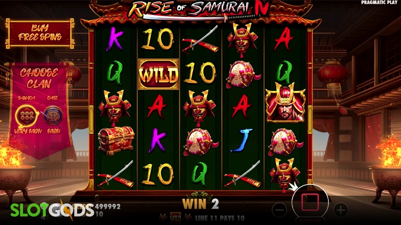 Rise of Samurai IV Slot - Screenshot 