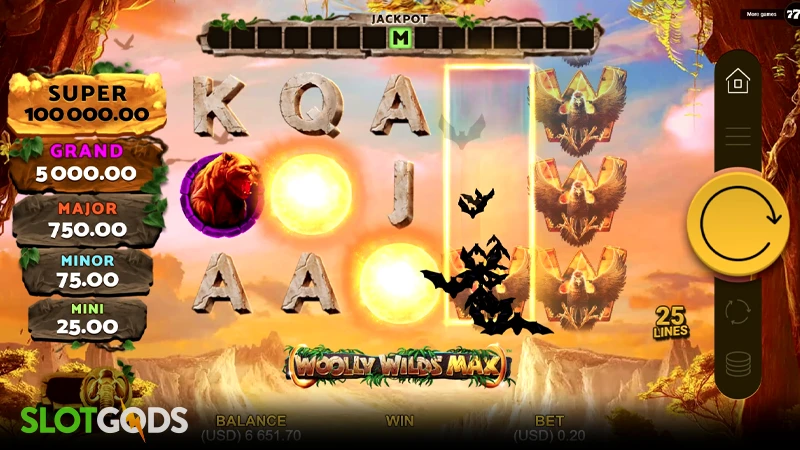 Woolly Wilds Max Slot - Screenshot 2