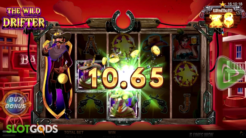 The Wild Drifter Slot - Screenshot 3