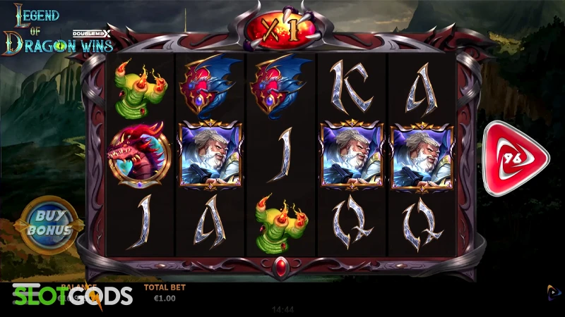 Legend of Dragon Wins DoubleMax™ Slot - Screenshot 