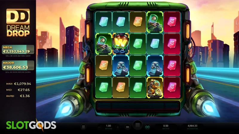 Galactic Racers Dream Drop Slot - Screenshot 