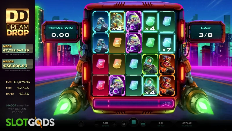 Galactic Racers Dream Drop Slot - Screenshot 2