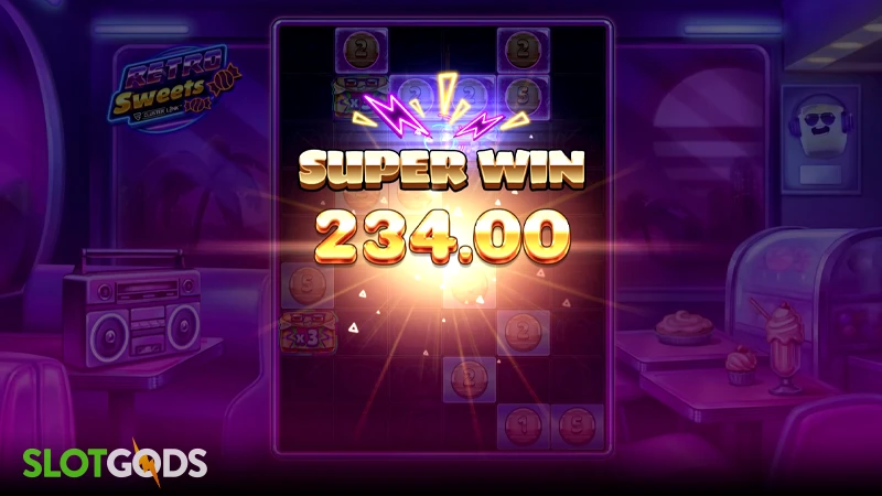 Retro Sweets Slot - Screenshot 4