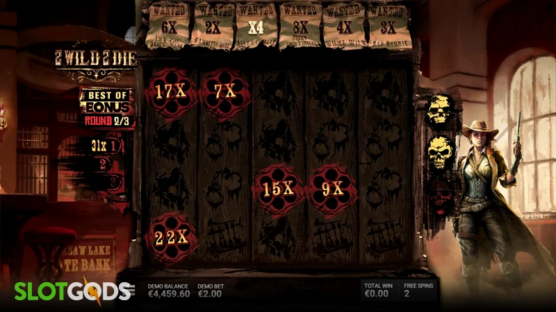 2 Wild 2 Die Slot - Screenshot 2