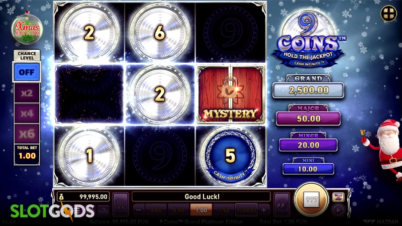9 Coins™ Grand Platinum Edition Xmas Slot - Screenshot 