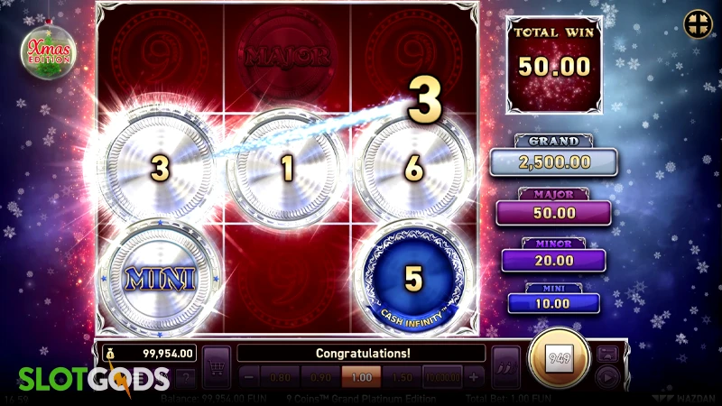 9 Coins™ Grand Platinum Edition Xmas Slot - Screenshot 4