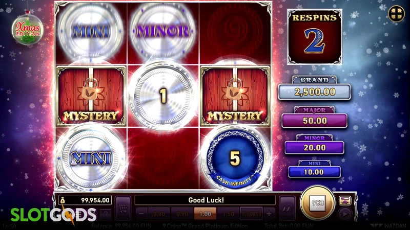 9 Coins™ Grand Platinum Edition Xmas Slot - Screenshot 3