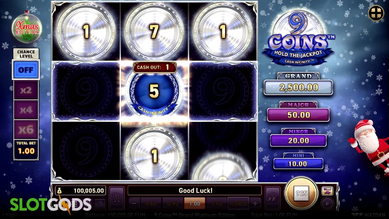 9 Coins™ Grand Platinum Edition Xmas Slot - Screenshot 2