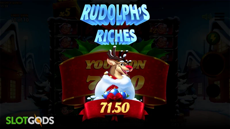 Mighty Santa Slot - Screenshot 4