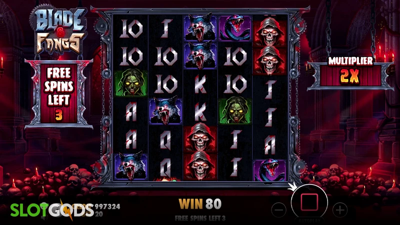 Blade & Fangs Slot - Screenshot 3
