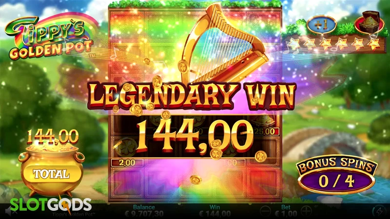 Tippy's Golden Pot Slot - Screenshot 4