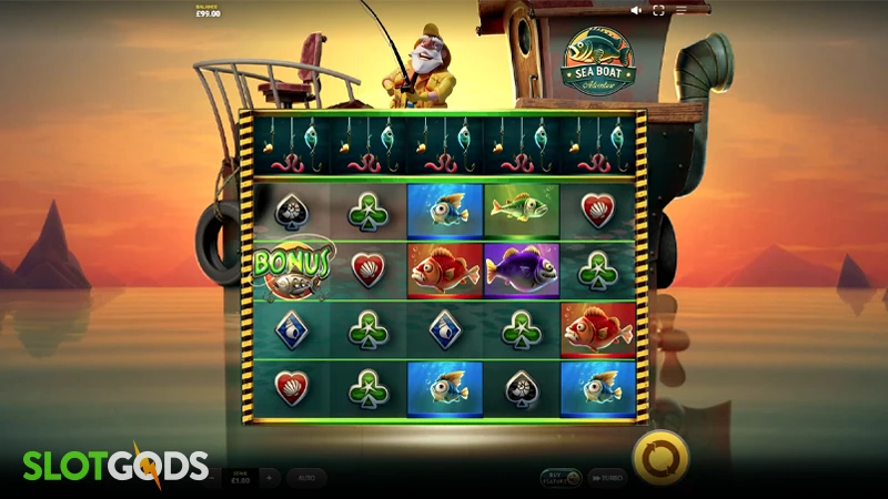 Sea Boat Adventure Slot - Screenshot 