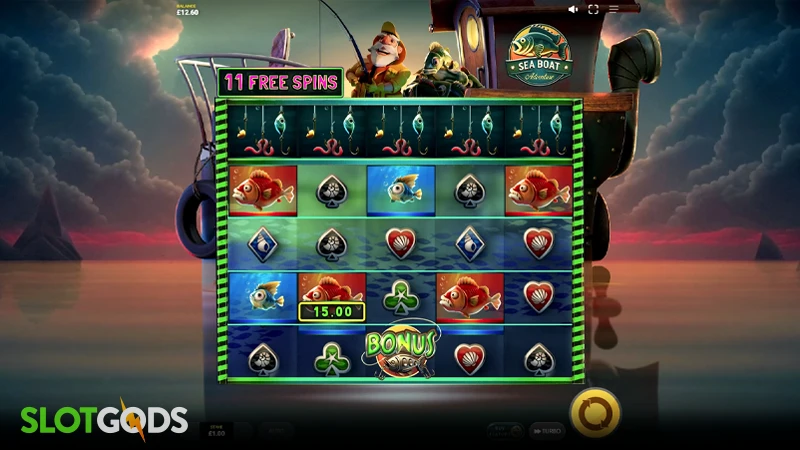 Sea Boat Adventure Slot - Screenshot 2