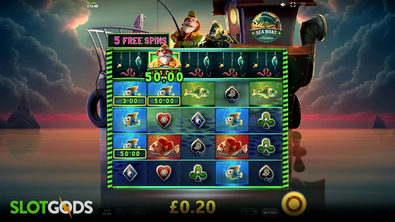 Sea Boat Adventure Slot - Screenshot 3