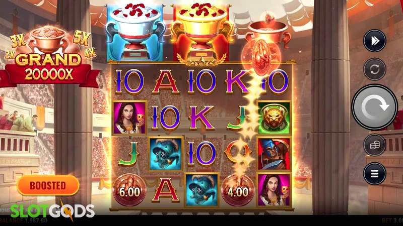 Rome: Fight For Gold Deluxe Slot - Screenshot 2
