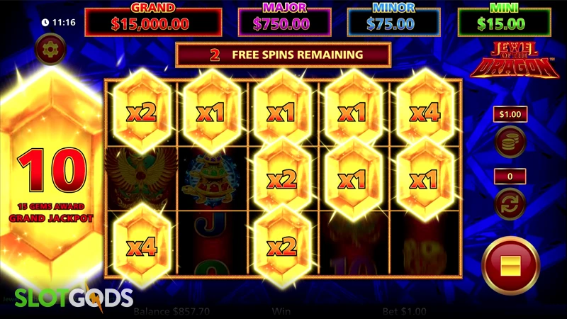 Jewel of the Dragon Prosperity Tortoise Slot - Screenshot 3