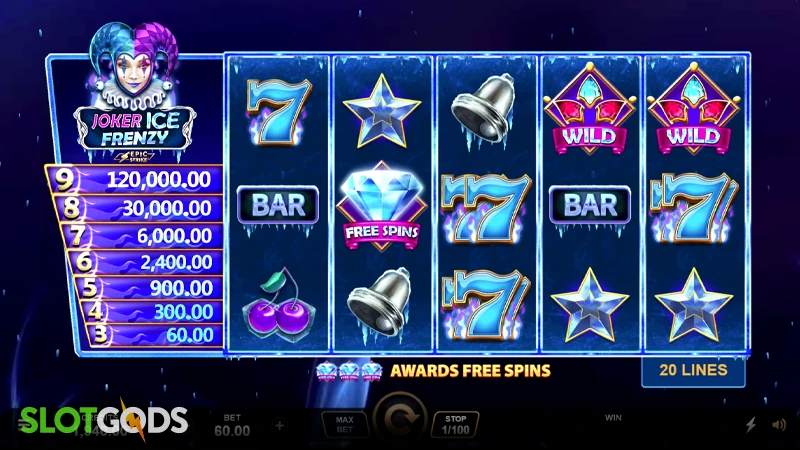 Joker Ice Frenzy Slot - Screenshot 