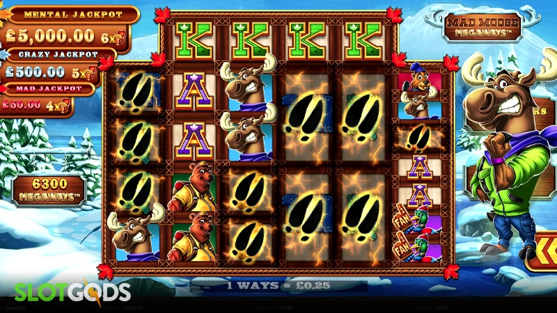Mad Moose Megaways Slot - Screenshot 2