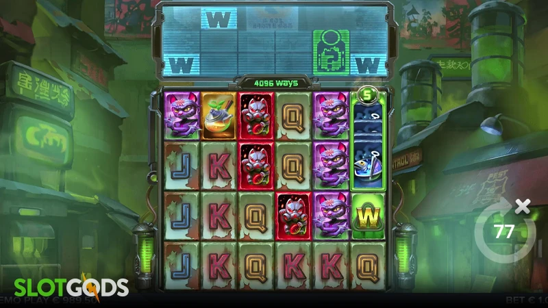 Gritty Kitty of Nitropolis Slot - Screenshot 2
