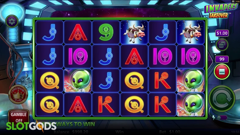 Invaders Takeover Slot - Screenshot 