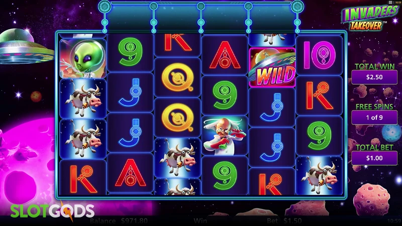 Invaders Takeover Slot - Screenshot 4