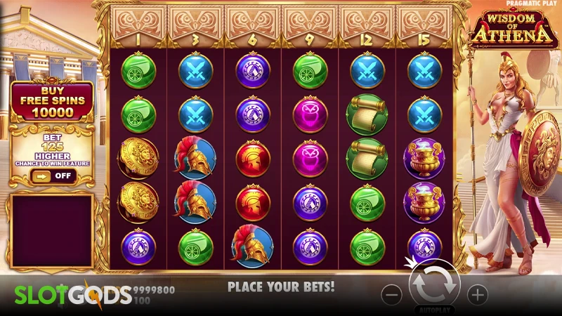 Wisdom of Athena Slot - Screenshot 
