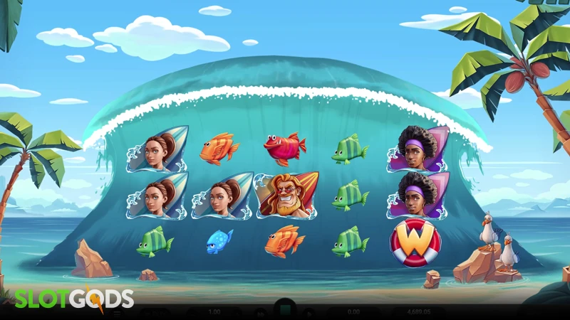 Cowabunga Dream Drop Slot - Screenshot 