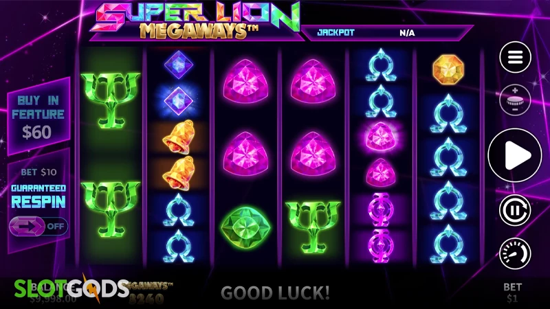 Super Lion Megaways Slot - Screenshot 