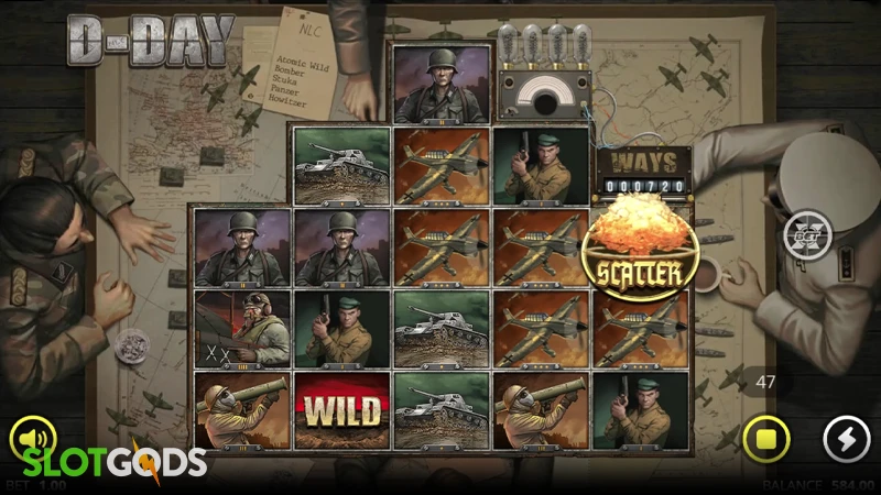 D-Day Slot - Screenshot 