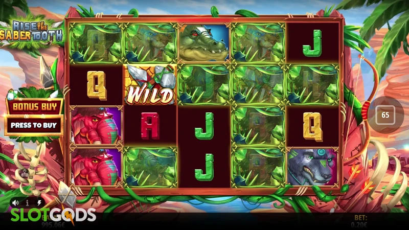 Rise of the Sabertooth Slot - Screenshot 2