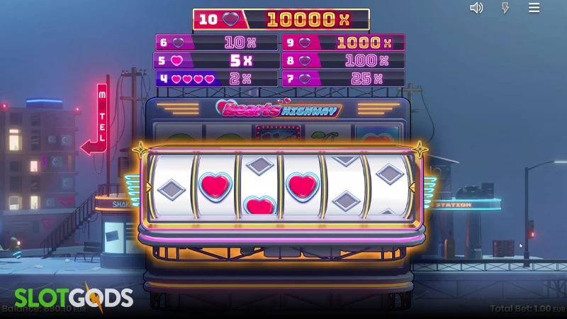Hearts Highway Slot - Screenshot 2
