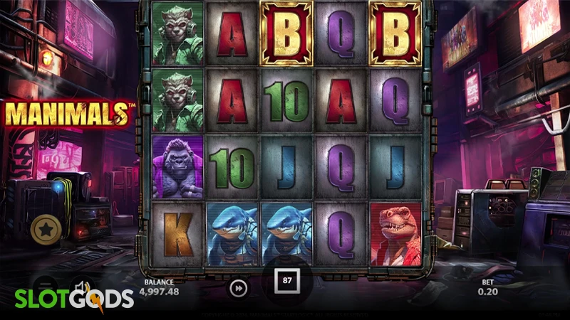 Manimals Online Slot by Stakelogic