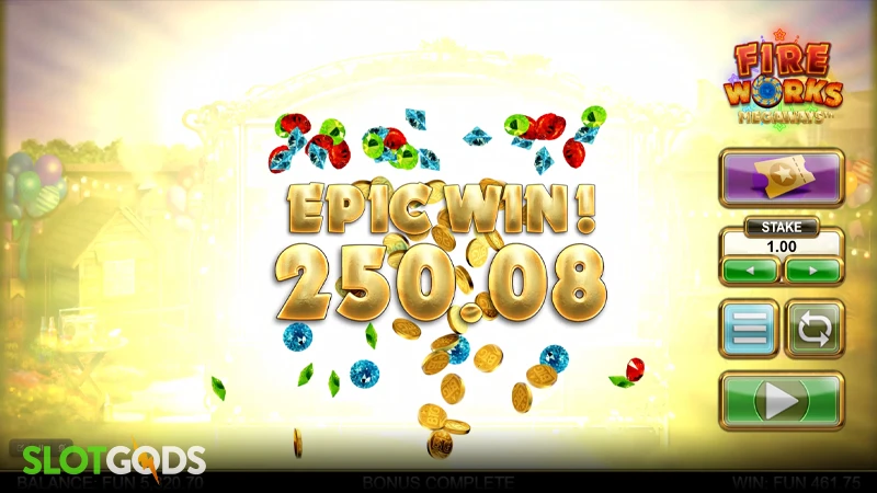 Fireworks Megaways Slot - Screenshot 4
