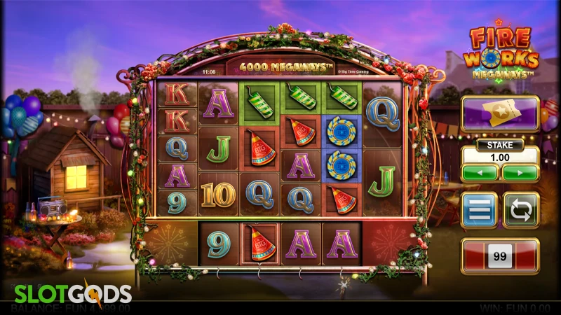 Fireworks Megaways Slot - Screenshot 