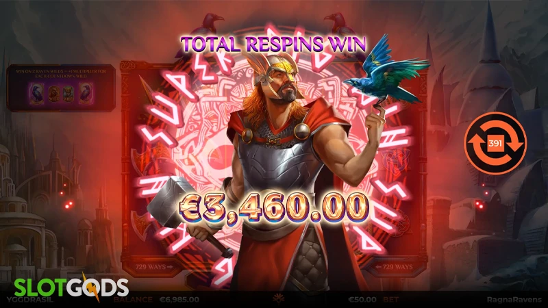 Ragnaravens Wild Energy Slot - Screenshot 5